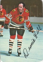 1976 Topps Glossy Inserts #16 Dennis Hull