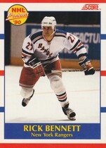 1990 Score Base Set #400 Rick Bennett