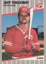 1989 Fleer Base Set #173 Jeff Treadway