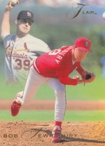1993 Flair Base Set #129 Bob Tewksbury