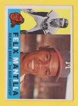 1960 Topps Base Set #19 Felix Mantilla