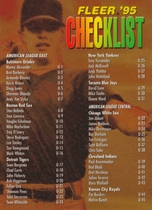 1995 Fleer Update #U-198 Checklist