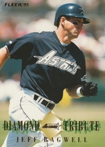 1995 Fleer Update Diamond Tribute #1 Jeff Bagwell