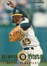 1995 Fleer Update Diamond Tribute #5 Dennis Eckersley
