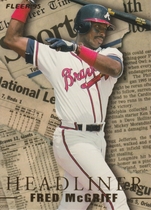 1995 Fleer Update Headliners #14 Fred McGriff