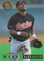 1995 Ultra Gold Medallion Rookies #M-1 Manny Alexander
