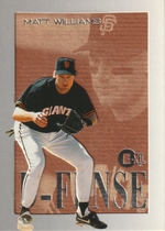 1996 SkyBox Emotion-XL D-Fense #10 Matt Williams