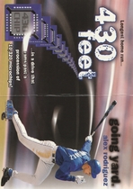 1999 Fleer Tradition Going Yard #12GY Alex Rodriguez