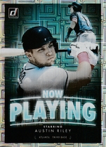 2020 Donruss Now Playing Vector #NP-12 Austin Riley