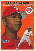 2000 Fleer Tradition #334 Desi Relaford