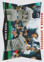 2020 Topps Archives 1960 Topps Combos #60CC-YH Christian Yelich|Keston Hiura