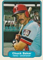 1982 Fleer Base Set #561 Chuck Baker