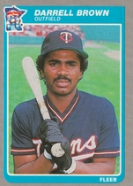 1985 Fleer Base Set #270 Darrell Brown