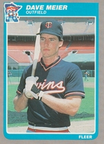 1985 Fleer Base Set #285 Dave Meier