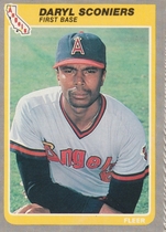 1985 Fleer Base Set #312 Daryl Sconiers