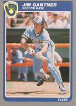 1985 Fleer Base Set #582 Jim Gantner