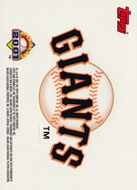 2001 Topps Opening Day Stickers #25 San Franciso Giants
