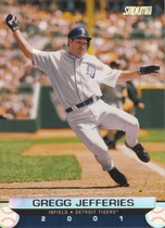 2001 Stadium Club Base Set #114 Gregg Jefferies