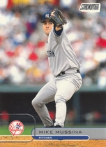 2002 Stadium Club Base Set #77 Mike Mussina