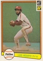 1982 Donruss Base Set #622 Luis Aguayo