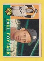 1960 Topps Base Set #364 Paul Foytack