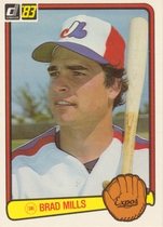 1983 Donruss Base Set #366 Brad Mills