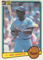 1983 Donruss Base Set #501 Larry Whisenton