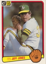 1983 Donruss Base Set #651 Jeff Jones