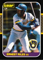 1987 Leaf Base Set #66 Ernest Riles