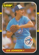 1987 Leaf Base Set #91 Joe Johnson