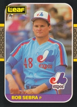 1987 Leaf Base Set #213 Bob Sebra