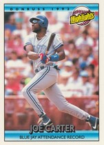 1992 Donruss Base Set #677 Joe Carter HL