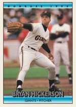 1992 Donruss Base Set #783 Bryan Hickerson