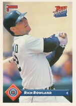 1993 Donruss Base Set #77 Rich Rowland