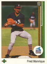 1989 Upper Deck Base Set #628 Fred Manrique