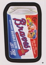2016 Topps MLB Wacky Packages #9 Braves Bubble Gum