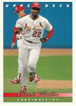 1993 Upper Deck Base Set #654 Mark Whiten