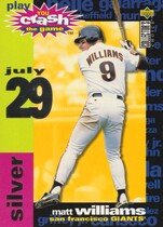 1995 Upper Deck Collectors Choice Crash the Game Silver #CG20 Matt Williams