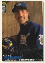 1995 Upper Deck Collectors Choice Silver Signature #185 Ricky Bones