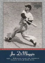 2001 Upper Deck Pinstripe Exclusives DiMaggio #JD8 Joe DiMaggio