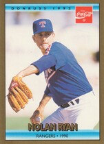 1992 Donruss Coke Ryan #24 Nolan Ryan