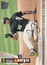 1995 Upper Deck Collectors Choice SE Silver Signature #235 Frank Thomas