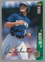 1996 Upper Deck Collectors Choice Silver Signature #598 Jose Valentin