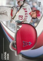 2022 Topps Batting Helmet Commemorative Relics #BH-MT Mike Trout