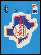 1985 Fleer Team Stickers #NNO Rangers (Logo)