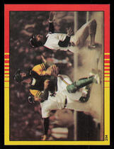 1982 Topps Stickers #254 1981 Al Playoffs