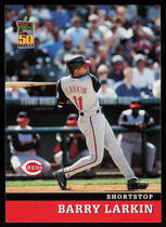 2001 Post Base Set #13 Barry Larkin
