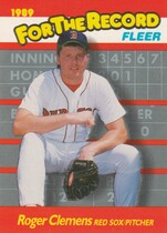 1989 Fleer For The Record #2 Roger Clemens