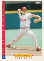 1993 Score Base Set #224 Brad Brink