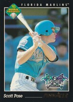 1993 Pinnacle Base Set #576 Scott Pose